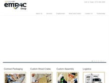 Tablet Screenshot of empacgroupinc.com